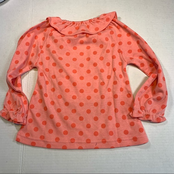 2T-3T Hello Kitty NWT Pink polka dot long sleeve shirt - Picture 3 of 5